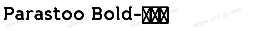 Parastoo Bold字体转换